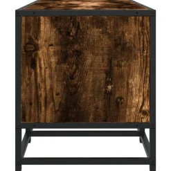 VIDAXL - Meuble tv chêne fumé 240x35x41 cm bois d'ingénierie
