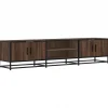 VIDAXL - Meuble tv chêne marron 180x35x41 cm bois d'ingénierie
