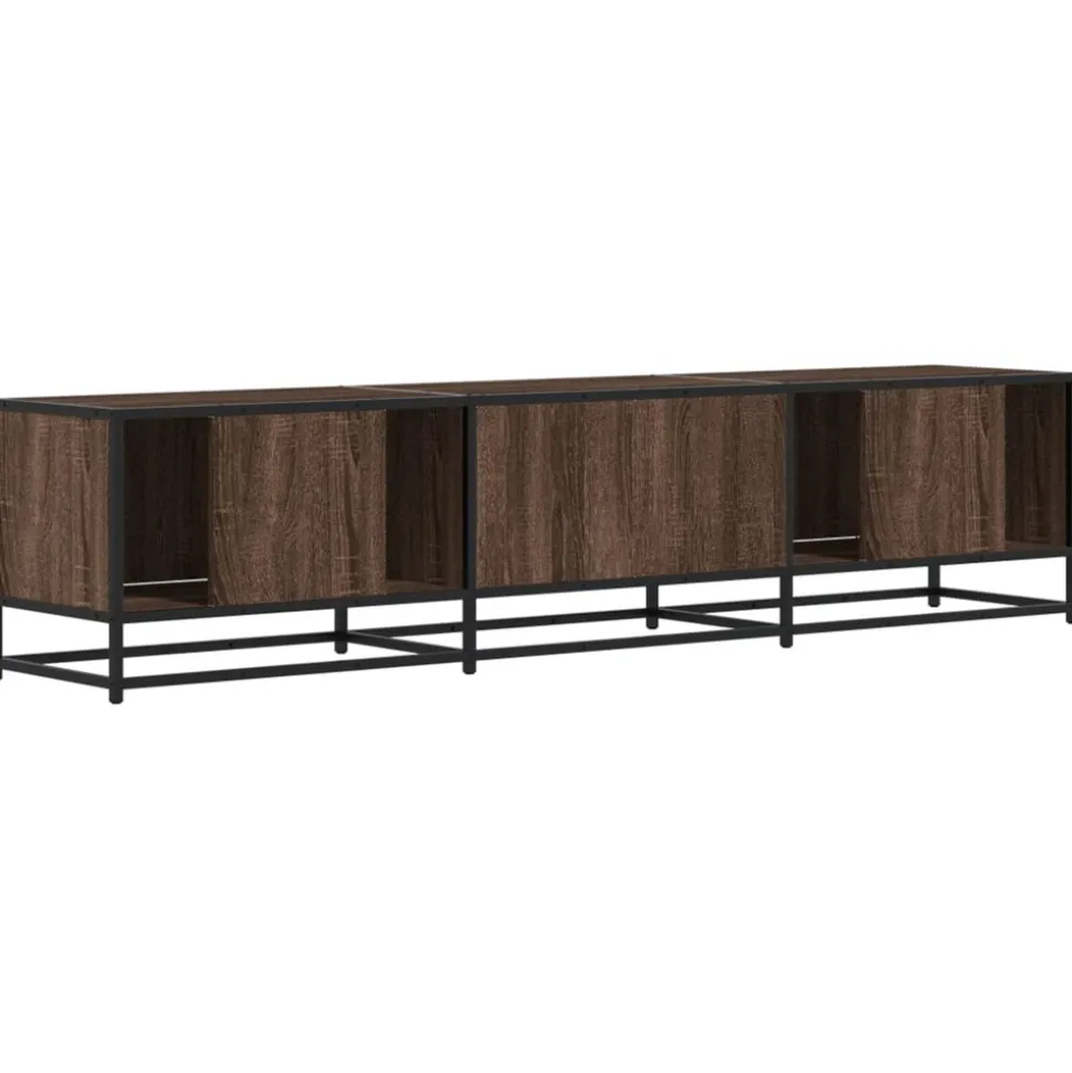 VIDAXL - Meuble tv chêne marron 180x35x41 cm bois d'ingénierie