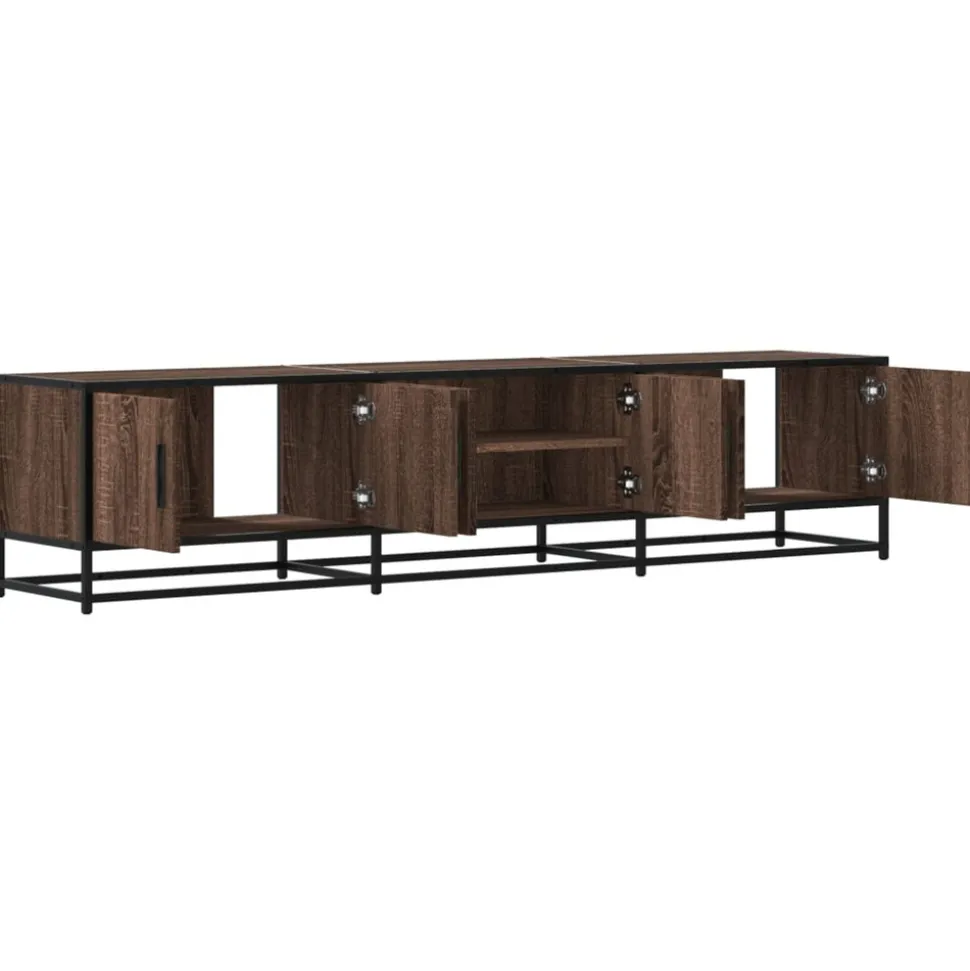 VIDAXL - Meuble tv chêne marron 180x35x41 cm bois d'ingénierie