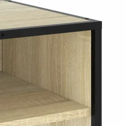 VIDAXL - Meuble tv chêne sonoma 91x40x46 cm bois d'ingénierie et métal