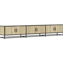 VIDAXL - Meuble tv chêne sonoma 240x35x41 cm bois d'ingénierie