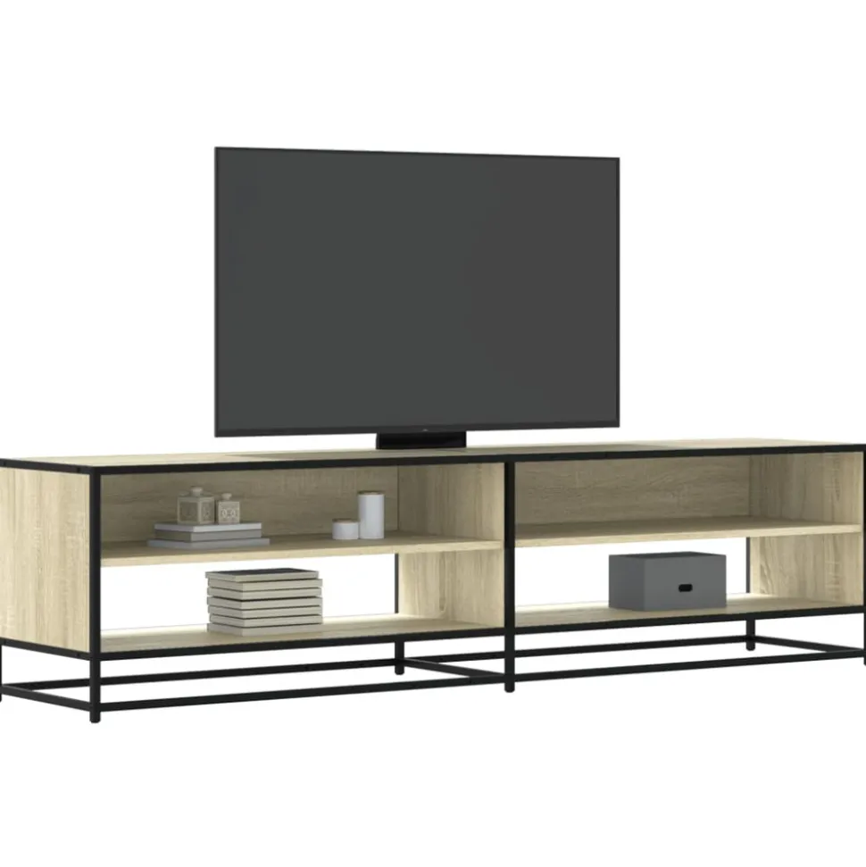 VIDAXL - Meuble tv chêne sonoma 180,5x40x46 cm bois d'ingénierie