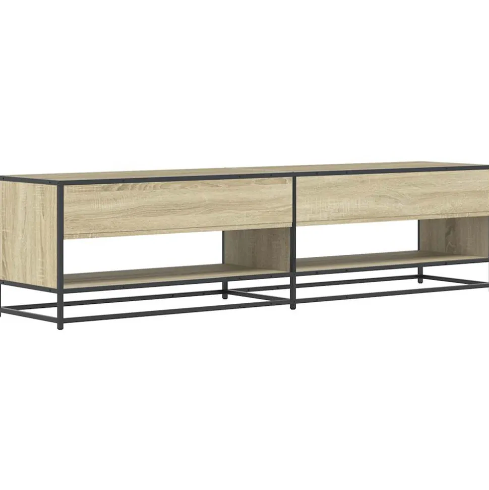 VIDAXL - Meuble tv chêne sonoma 180,5x40x46 cm bois d'ingénierie