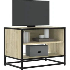 VIDAXL - Meuble tv chêne sonoma 61x40x46 cm bois d'ingénierie et métal