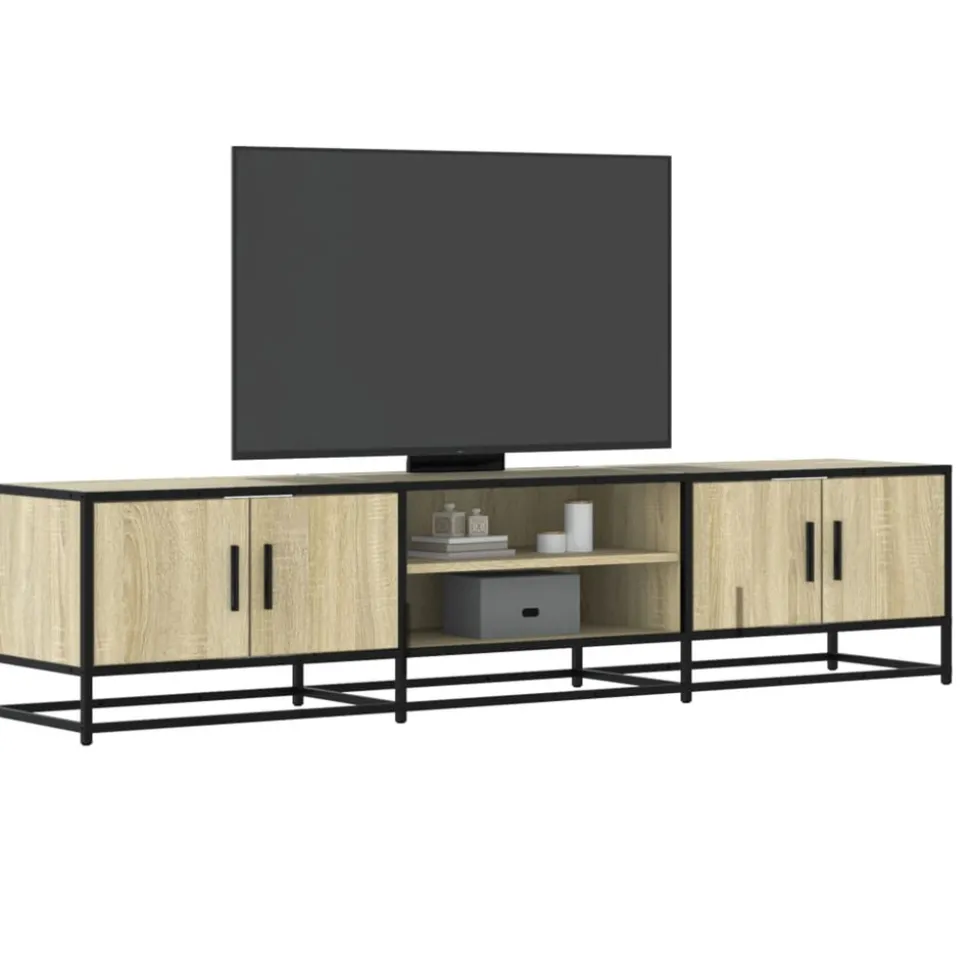 VIDAXL - Meuble tv chêne sonoma 180x35x41 cm bois d'ingénierie