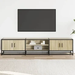 VIDAXL - Meuble tv chêne sonoma 180x35x41 cm bois d'ingénierie