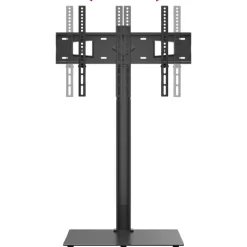 VIDAXL - Meuble tv d'angle 1 niveau pour 32-65 pouces noir