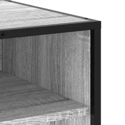 VIDAXL - Meuble tv sonoma gris 61x40x46 cm bois d'ingénierie et métal