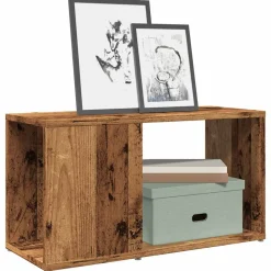 VIDAXL - Meuble tv vieux bois 60x24x32cm bois d'ingénierie