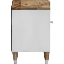 VIDAXL - Meuble tv 80x31,5x46 cm bois massif de manguier