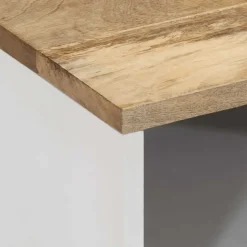 VIDAXL - Meuble tv 80x31,5x46 cm bois massif de manguier