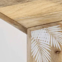 VIDAXL - Meuble tv 105x33,5x46 cm bois massif de manguier