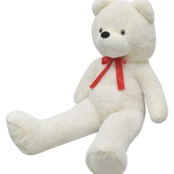VIDAXL - Ourson en peluche xxl blanc 135 cm