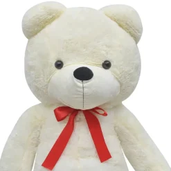 VIDAXL - Ourson en peluche xxl blanc 135 cm