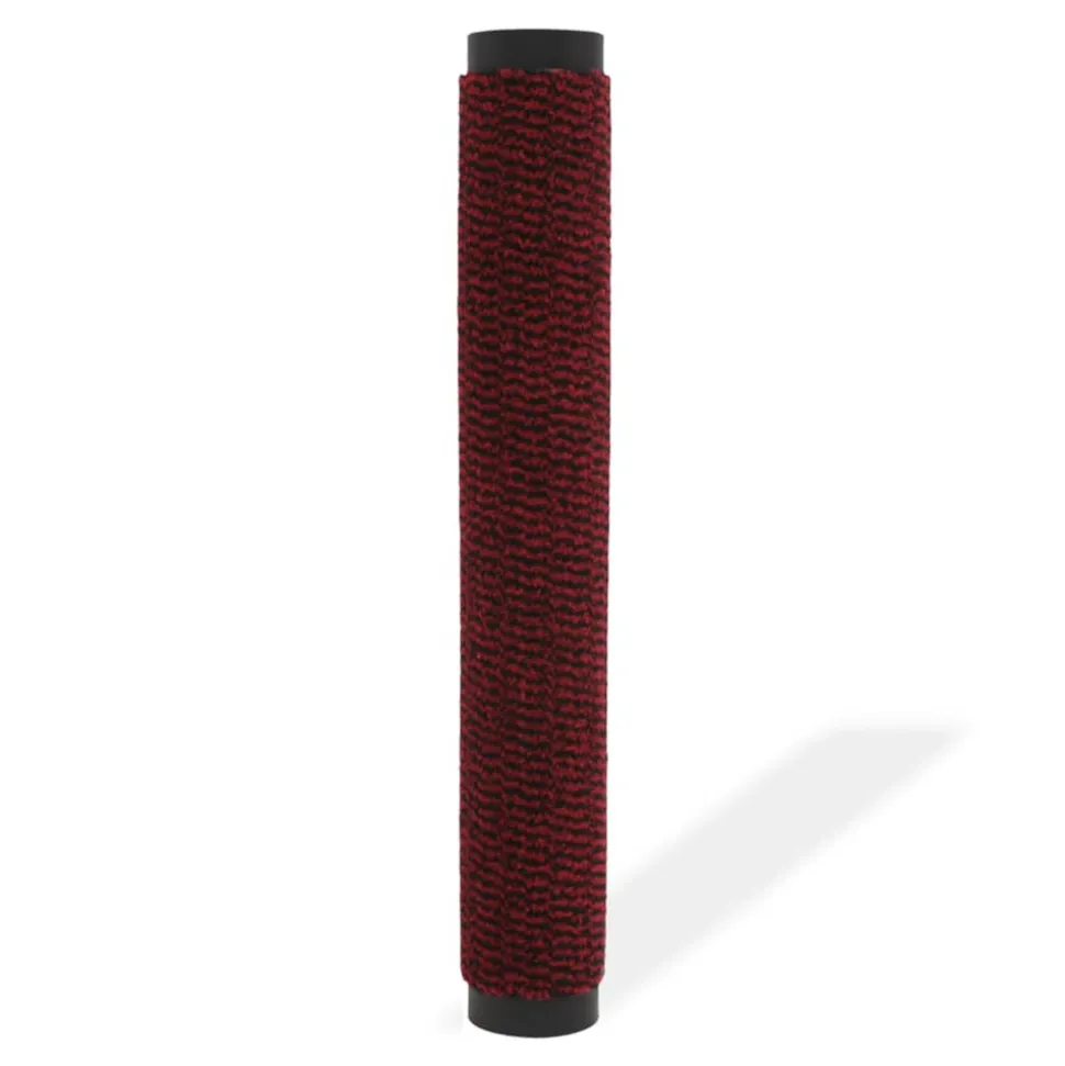 VIDAXL - Paillasson rectangulaire 60 x 90 cm rouge