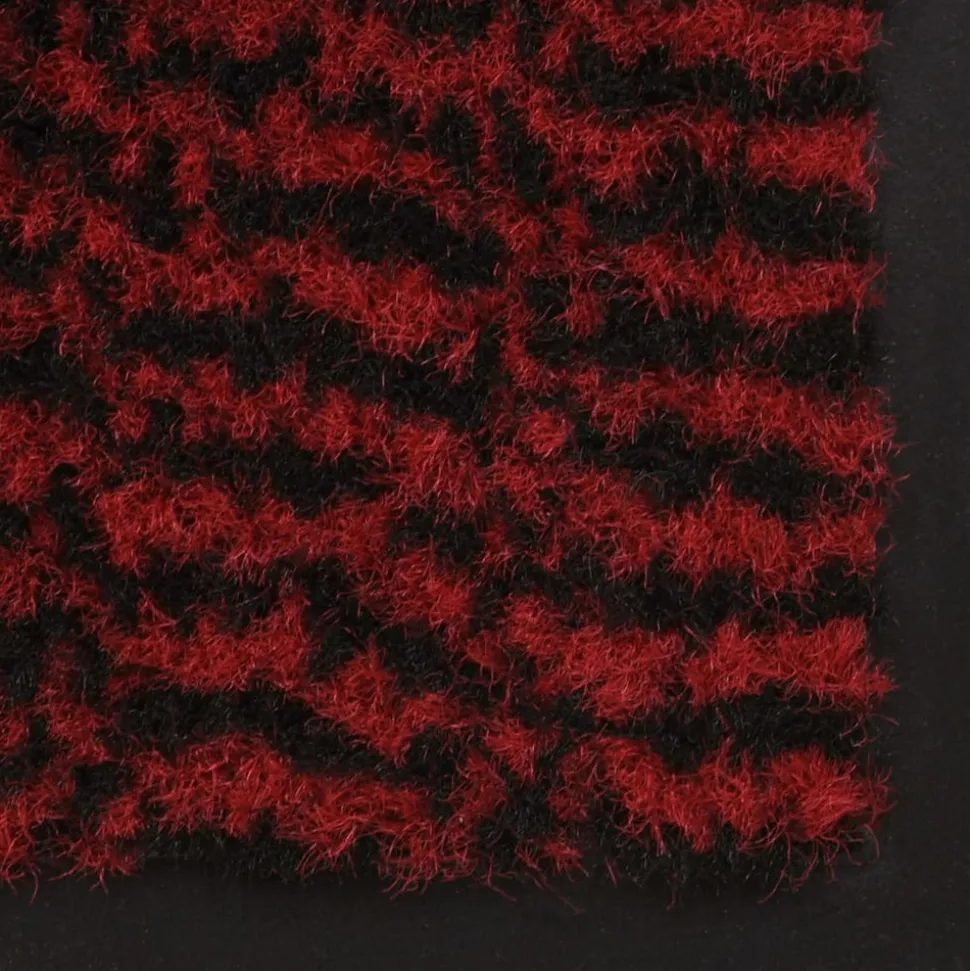 VIDAXL - Paillasson rectangulaire 60 x 90 cm rouge