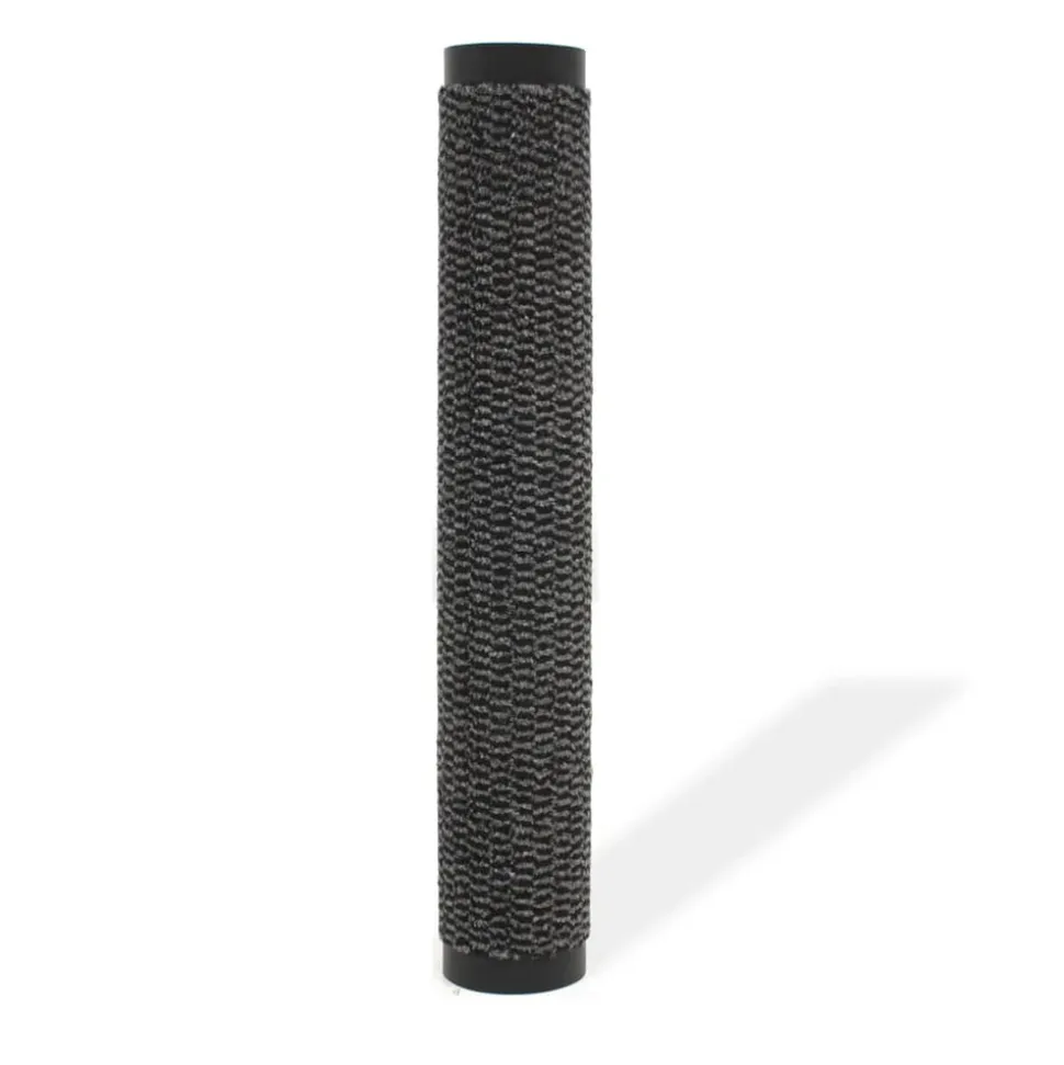 VIDAXL - Paillasson rectangulaire 80 x 120 cm anthracite