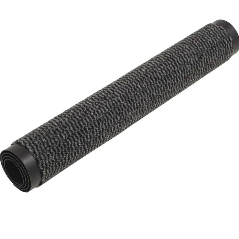 VIDAXL - Paillasson rectangulaire 80 x 120 cm anthracite