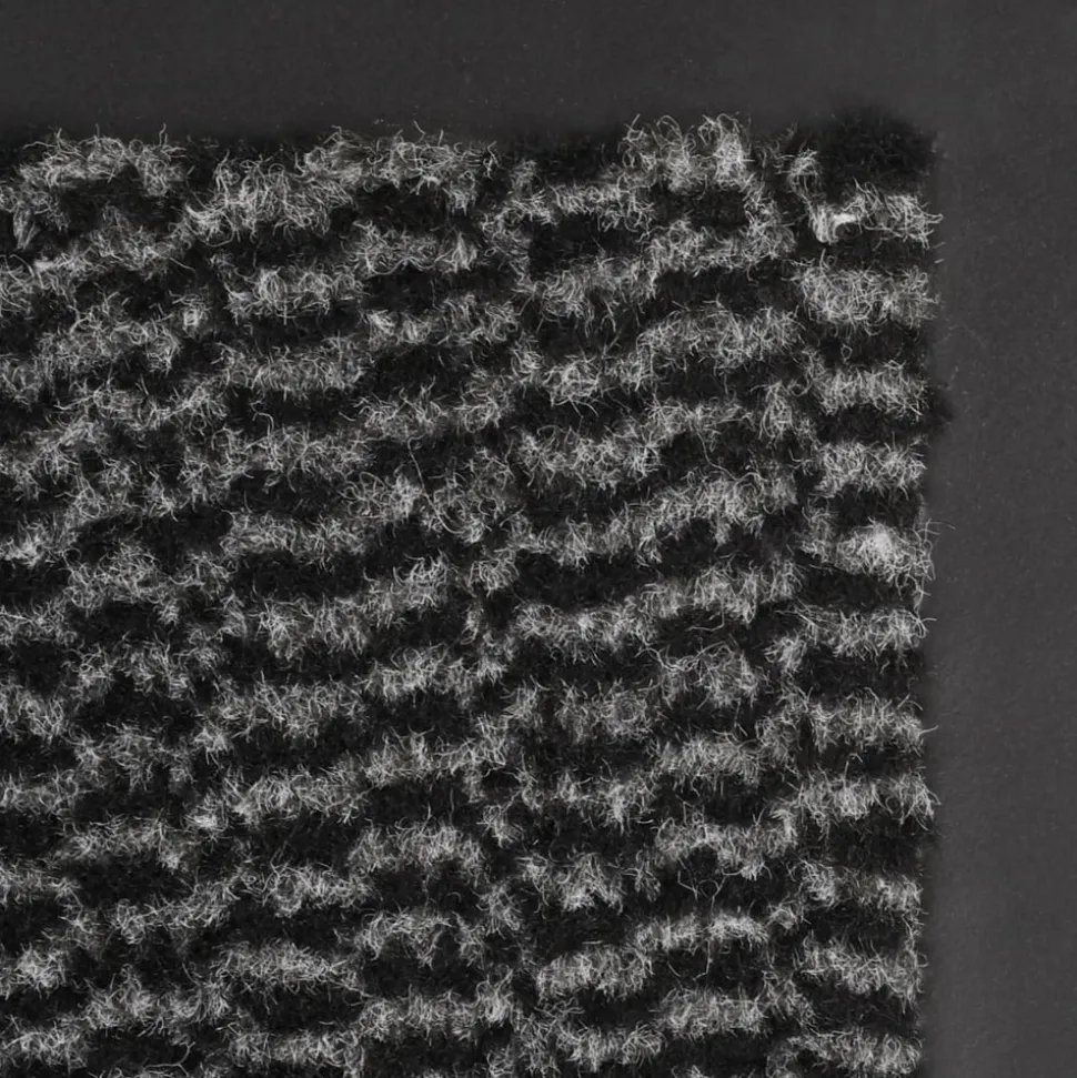 VIDAXL - Paillasson rectangulaire 80 x 120 cm anthracite
