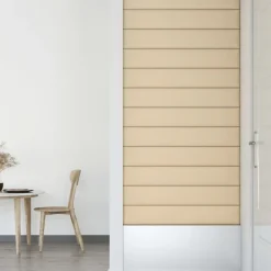 VIDAXL - Panneaux muraux 12 pcs crème 90x15 cm tissu 1,62 m²