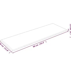 VIDAXL - Panneaux muraux 12 pcs gris foncé 90x30 cm velours 3,24 m²