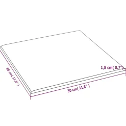 VIDAXL - Panneaux muraux 12 pcs bleu 30x30 cm tissu 1,08 m²