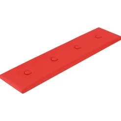 VIDAXL - Panneaux muraux 12 pcs rouge 60x15 cm similicuir 1,08 m²