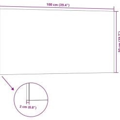 VIDAXL - Panneaux muraux 3d 10 pcs anthracite 100x50 cm eps