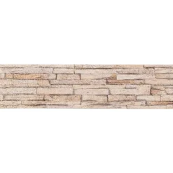 VIDAXL - Panneaux muraux 3d 14 pcs marron 100x25 cm eps