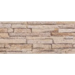 VIDAXL - Panneaux muraux 3d 14 pcs marron 100x25 cm eps