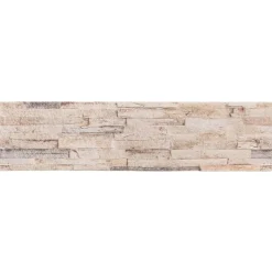 VIDAXL - Panneaux muraux 3d 14 pcs blanc et rouge 100x25 cm eps