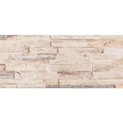 VIDAXL - Panneaux muraux 3d 14 pcs blanc et rouge 100x25 cm eps