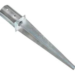 VIDAXL - Piquets au sol 6 pcs argenté 8x61 cm acier galvanisé