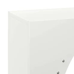 VIDAXL - Portant de bois chauffage blanc 50x23x100 cm