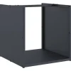 VIDAXL - Portant de bois chauffage anthracite 40x40x40 cm