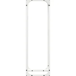 VIDAXL - Portant de bois chauffage blanc 25x25x80 cm