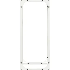 VIDAXL - Portant de bois chauffage blanc 25x25x60 cm