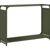 VIDAXL - Portant de bois chauffage vert olive 90x28x65 cm