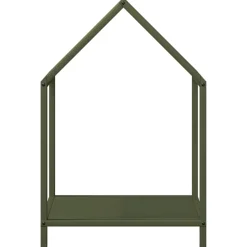 VIDAXL - Portant de bois chauffage vert olive 40x25x60 cm