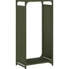 VIDAXL - Portant de bois chauffage vert olive 44x28x90 cm