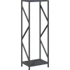 VIDAXL - Portant de bois chauffage anthracite 34x25x100 cm