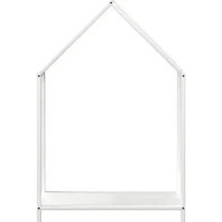 VIDAXL - Portant de bois chauffage blanc 60x25x90 cm