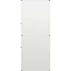 VIDAXL - Portant de bois chauffage blanc 40x30x75 cm