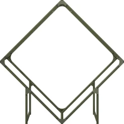 VIDAXL - Portant de bois chauffage vert olive 100x25x100 cm