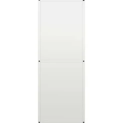 VIDAXL - Portant de bois chauffage blanc 40x30x80 cm