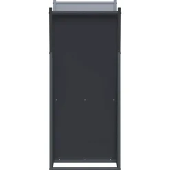 VIDAXL - Portant de bois chauffage anthracite 69,5x35x81 cm