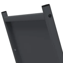 VIDAXL - Portant de bois chauffage anthracite 69,5x35x81 cm