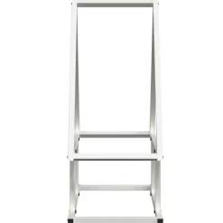 VIDAXL - Portant de bois chauffage blanc 50x25x60 cm