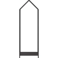 VIDAXL - Portant de bois chauffage noir 40x25x120 cm